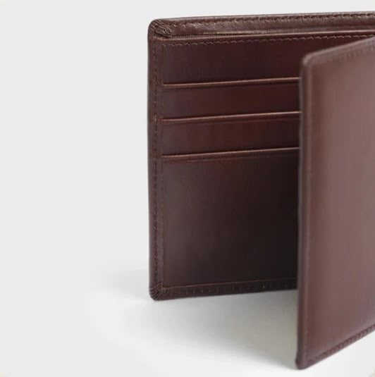 Pure Vegan Leather Men’s Luxury Bi-Fold Wallet